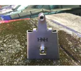 H&H Titanium Bidon adapter grit Donker