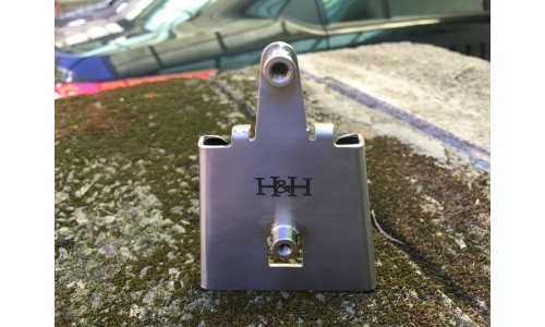 H&H Titanium Bidon adapter grit Donker
