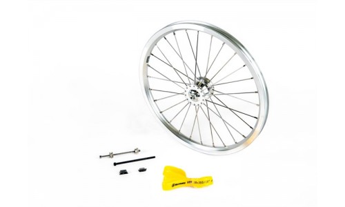 Brompton wiel naaf dynamo nieuw model SV 8 Silver Brompton wiel naaf dynamo nieuw model SV 8 Silver