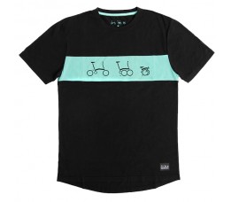 brompton T Shirt Black green XL