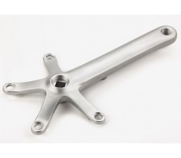 Brompton crank rechts zonder blad Silver