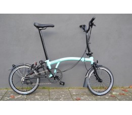 Brompton C-Line Black Edition Explore Mid, Turkishgreen