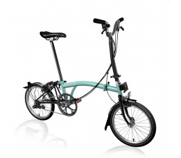Brompton C Line Black Edition Explore High, Turkish Green