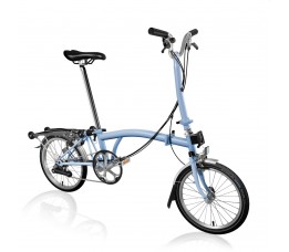 Brompton C Line Explore High+RACK, Cloudblue/Cloudblue