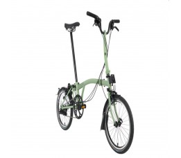 Brompton C Line Urban High+Rack, Matcha green/Black/Black