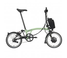 Brompton C Line explore Electric High, Matchagreen/Matchagreen/Black