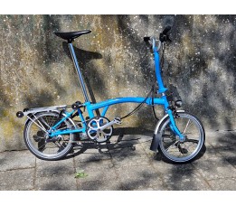 Brompton C Line Utility Mid Edition Milion, Artic Blue gloss