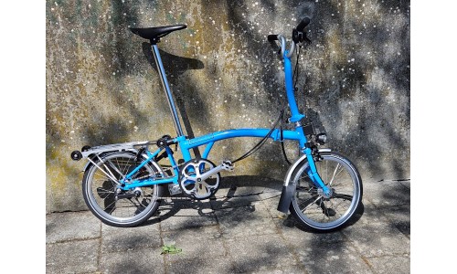 Brompton C Line Utility Mid Edition Milion, Artic Blue gloss