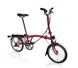 Brompton C Line Explore High+RACK, Housered/Housered/Black