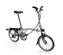 Brompton P Line urban High+Rack, Storm Grey