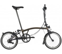 Brompton C Line Explore High+Sadw, Black Laquer/Black/Black