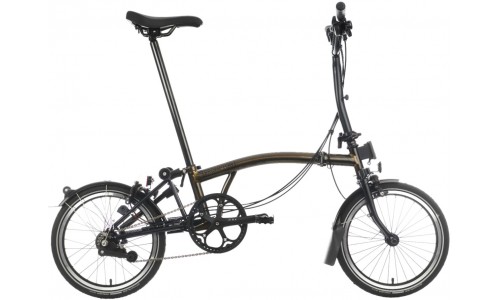 Brompton C Line Explore High+Sadw, Black Laquer/Black/Black