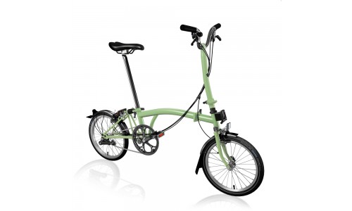 Brompton C Line Explore High, Matchagreen/Matchagreen/Black