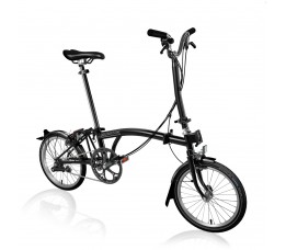 Brompton C Line Explore HigH+SPT, Black/Black/Black