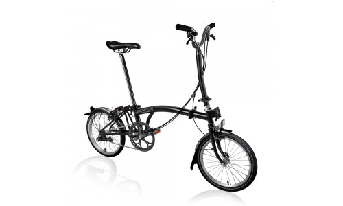 Brompton C Line Explore HigH+SADW, Black/Black/Black