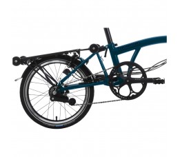 Brompton C Line Explore High+RACK, Oceanblue/Oceanblue/Black