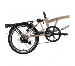 Brompton C Line Explore Mid+Rack, Dunesand/Dunesand/Black