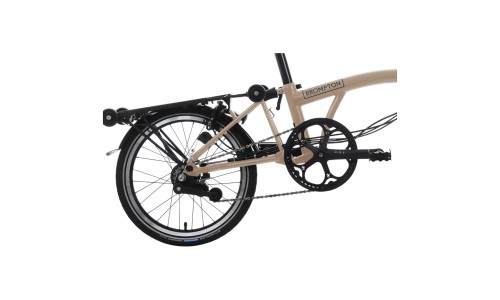 Brompton C Line Explore Mid+Rack, Dunesand/Dunesand/Black