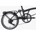 Brompton P Line Electric Urban High+Rack, Midnight Black Metallic /Titanium Black Matt