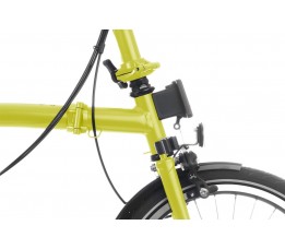 Brompton C Line Explore Mid+RACK, Yuzulime/Yuzulime/Black