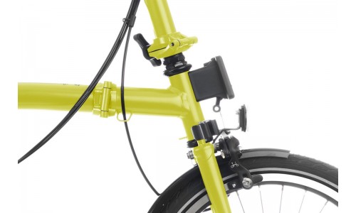 Brompton C Line Explore Mid+RACK, Yuzulime/Yuzulime/Black