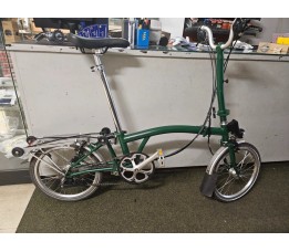 Brompton C Line Explore High+RACK Racinggreen L 2023