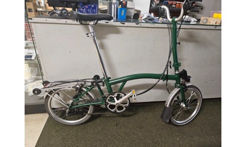 Brompton C Line Explore High+RACK Racinggreen L 2023