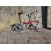 Brompton C Line Mid 3 +RACK+BAT gebruikt Rood/wit Mid Brompton C Line Mid 3 +RACK+BAT gebruikt Rood/wit Mid